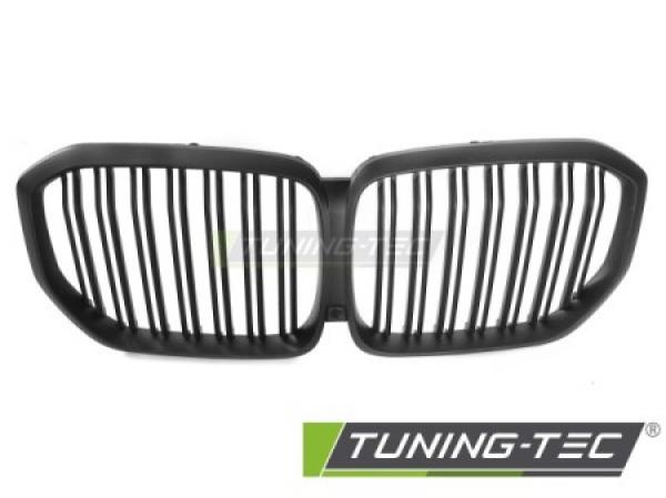 Upgrade Doppelsteg Design Sportgrill Nieren für BMW X5 G05 19-22 Matt schwarz