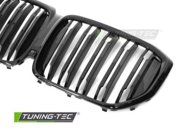 Upgrade Doppelsteg Design Sportgrill Nieren für BMW X5 G05 LCI 23+ Hochglanz schwarz