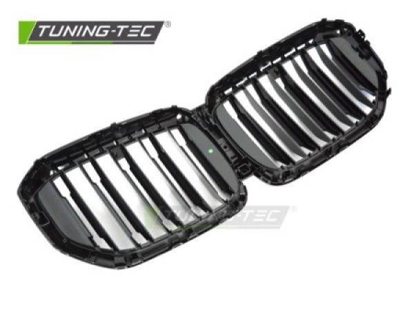 Upgrade Doppelsteg Design Sportgrill Nieren für BMW X5 G05 LCI 23+ Hochglanz schwarz