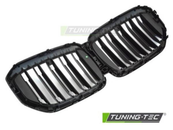 Upgrade Doppelsteg Design Sportgrill Nieren für BMW X5 G05 LCI 23+ Matt schwarz