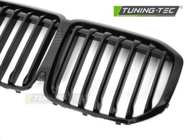 Upgrade Design Sportgrill Nieren für BMW X7 G07 18-22 Hochglanz schwarz