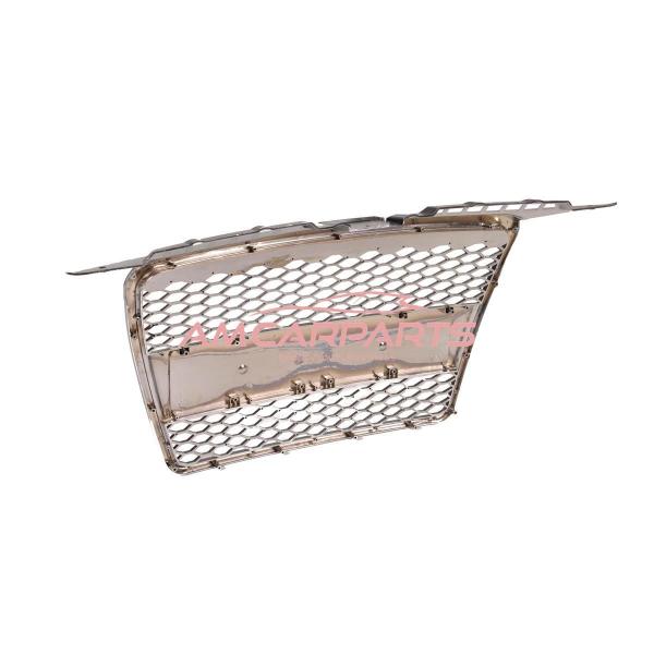 Upgrade Sportgrill / Kühlergrill für Audi A3 8P 04-08 Hochglanz Schwarz / Chrom in Wabendesign