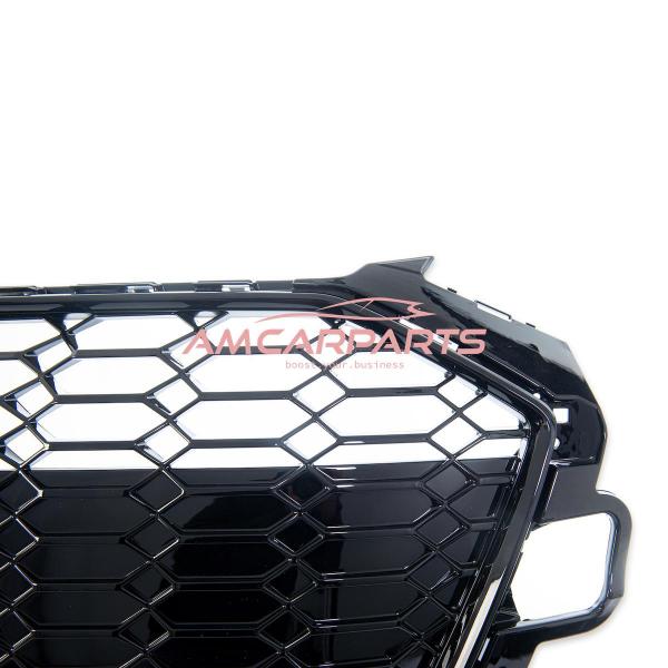 Upgrade Sportgrill / Kühlergrill für Audi A4 B9 8W Facelift 20-24 Hochglanz Schwarz in Wabendesign