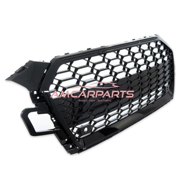 Upgrade Sportgrill / Kühlergrill für Audi A5 F5 Facelift 20-24 Hochglanz Schwarz in Wabendesign