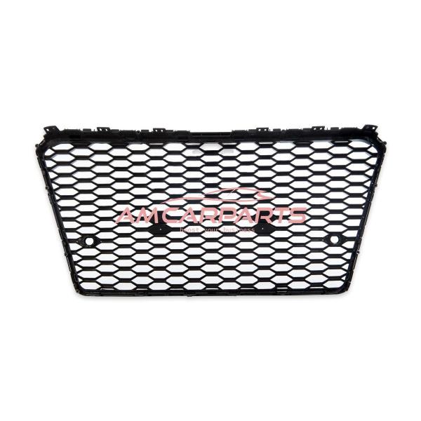Upgrade Sportgrill / Kühlergrill für Audi A7 4G 10-14 Hochglanz Schwarz in Wabendesign