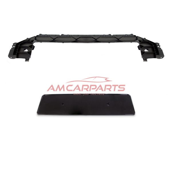 Upgrade Sportgrill / Kühlergrill für Audi Q3 F3 18+ Hochglanz Schwarz / Matt Silber in Wabendesign