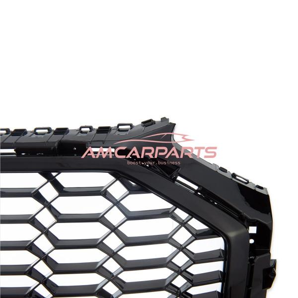 Upgrade Sportgrill / Kühlergrill für Audi Q5 FY Facelift 20+ Hochglanz Schwarz in Wabendesign