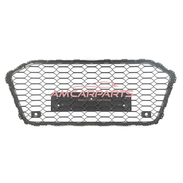 Upgrade Sportgrill / Kühlergrill für Audi A6 C8 4A 18-24 Hochglanz Schwarz in Wabendesign