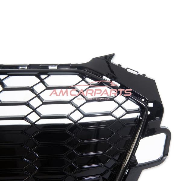 Upgrade Sportgrill / Kühlergrill für Audi A4 B9 8W Facelift 19-23 Hochglanz Schwarz in Wabendesign