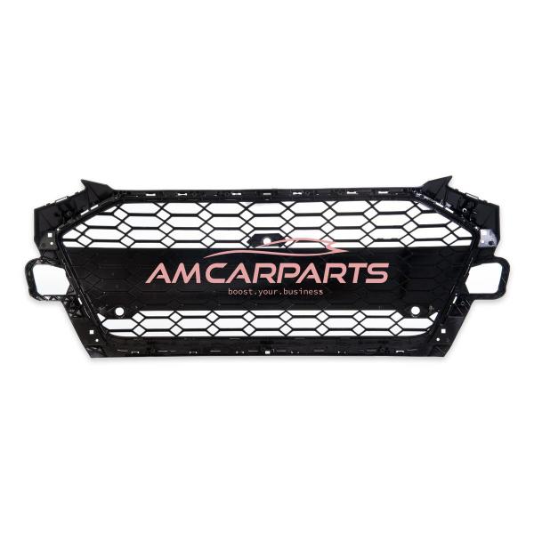 Upgrade Sportgrill / Kühlergrill für Audi A4 B9 8W Facelift 19-23 Hochglanz Schwarz in Wabendesign