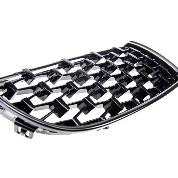 Upgrade "Teardrop" Design Sportgrill Frontnieren für BMW 3er E90/91 05-08 Hochglanz schwarz