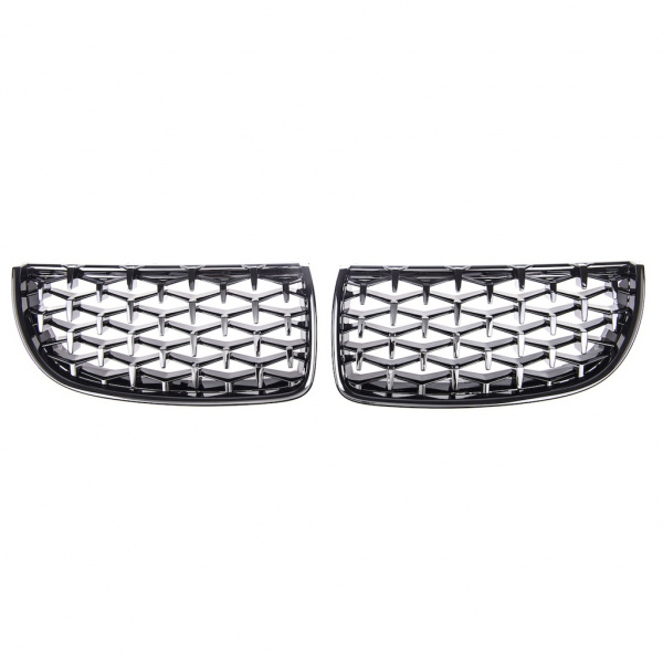 Upgrade "Teardrop" Design Sportgrill Frontnieren für BMW 3er E90/91 05-08 Hochglanz schwarz
