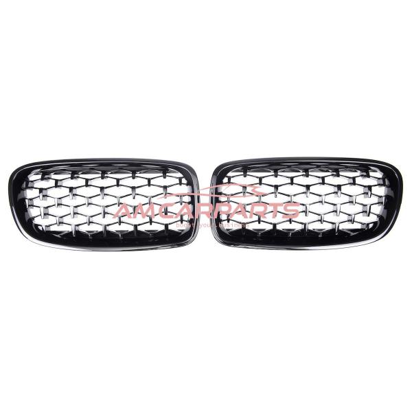 Upgrade "Teardrop" Design Kühlergrill / Sportgrill passend für BMW 3er F30 / F31 11-19 Hochglanz schwarz