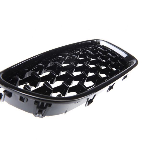 Upgrade "Teardrop" Design Sportgrill Frontnieren für BMW 5er F10 / F11 10-18 Hochglanz schwarz