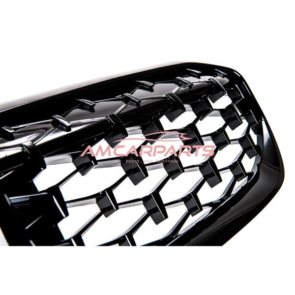 Upgrade "Teardrop" Design Kühlergrill / Sportgrill passend für BMW 3er G20 / G21 19-22 Hochglanz schwarz