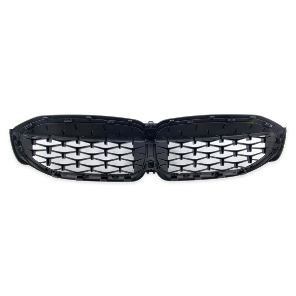 Upgrade "Teardrop" Design Sportgrill Frontnieren für BMW 3er G20 / G21 19-22 Hochglanz schwarz/chrom