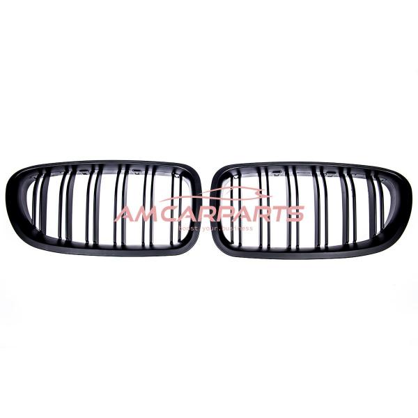 Upgrade Design Kühlergrill / Sportgrill passend für BMW 5er F10 / F11 10-18 Matt schwarz