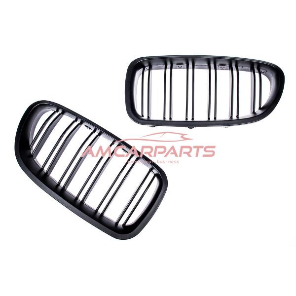 Upgrade Design Kühlergrill / Sportgrill passend für BMW 5er F10 / F11 10-18 Matt schwarz