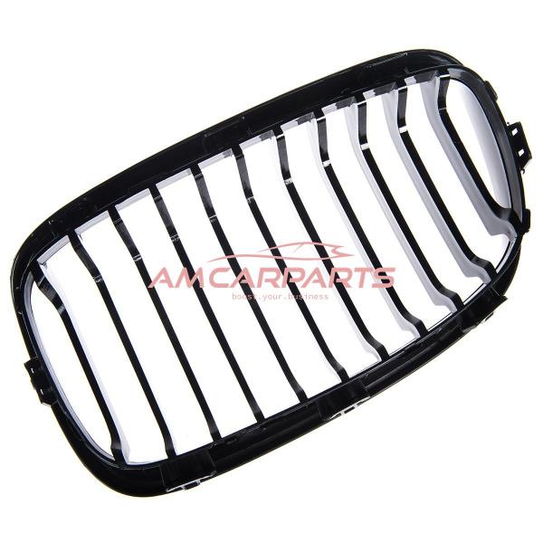 Upgrade Design Kühlergrill / Sportgrill passend für BMW 1er F20 / F21 Vor-Facelift 11-15 Hochglanz schwarz
