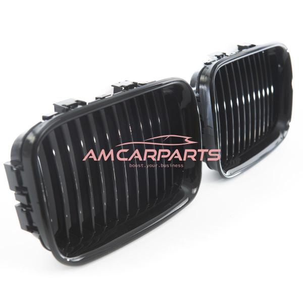 Upgrade Design Kühlergrill / Sportgrill passend für BMW 3er E36 91-96 Hochglanz schwarz