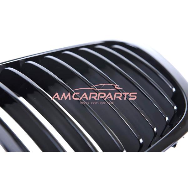 Upgrade Design Kühlergrill / Sportgrill passend für BMW 3er E46 99-03 Hochglanz schwarz