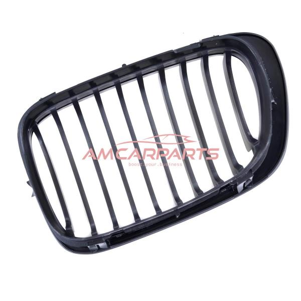 Upgrade Design Kühlergrill / Sportgrill passend für BMW 3er E46 99-03 Hochglanz schwarz