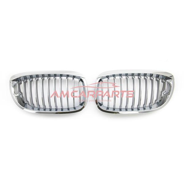 Upgrade Design Kühlergrill / Sportgrill passend für BMW 3er E46 Facelift Coupe/Cabrio 03-06 chrom