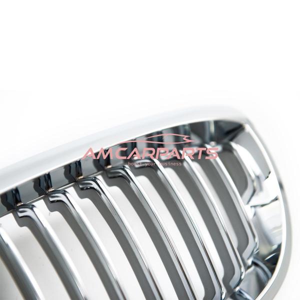 Upgrade Design Kühlergrill / Sportgrill passend für BMW 3er E46 Facelift Coupe/Cabrio 03-06 chrom