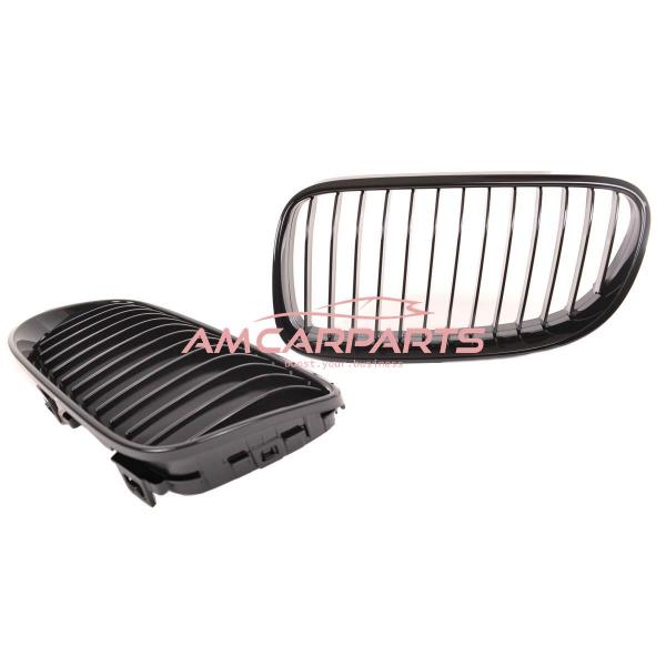 Upgrade Design Kühlergrill / Sportgrill passend für BMW 3er E92 / E93 Facelift 10-13 Hochglanz schwarz