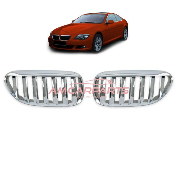 Upgrade Design Kühlergrill / Sportgrill passend für BMW 6er E63 / E64 03-10 chrom