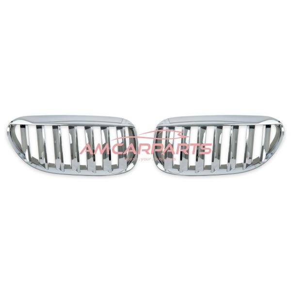 Upgrade Design Kühlergrill / Sportgrill passend für BMW 6er E63 / E64 03-10 chrom