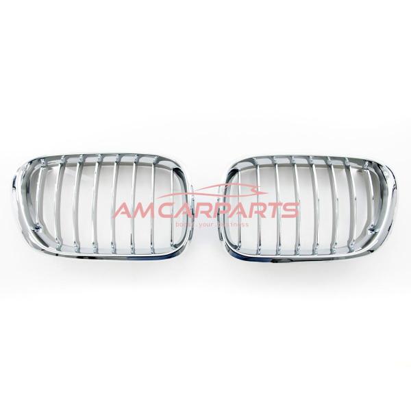 Upgrade Design Kühlergrill / Sportgrill passend für BMW X5 E53 Vor-Facelift 99-03 chrom