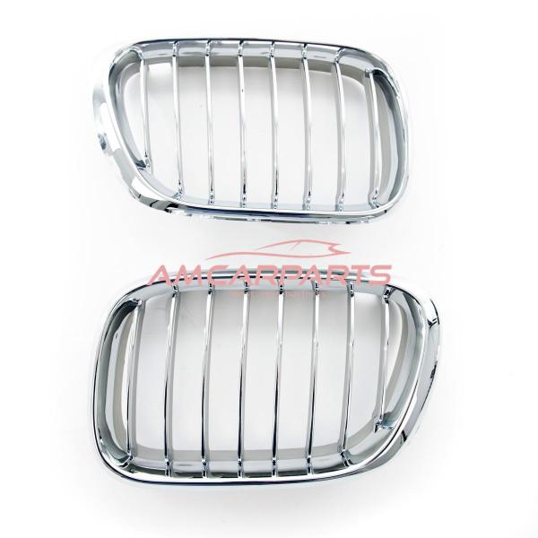 Upgrade Design Kühlergrill / Sportgrill passend für BMW X5 E53 Vor-Facelift 99-03 chrom