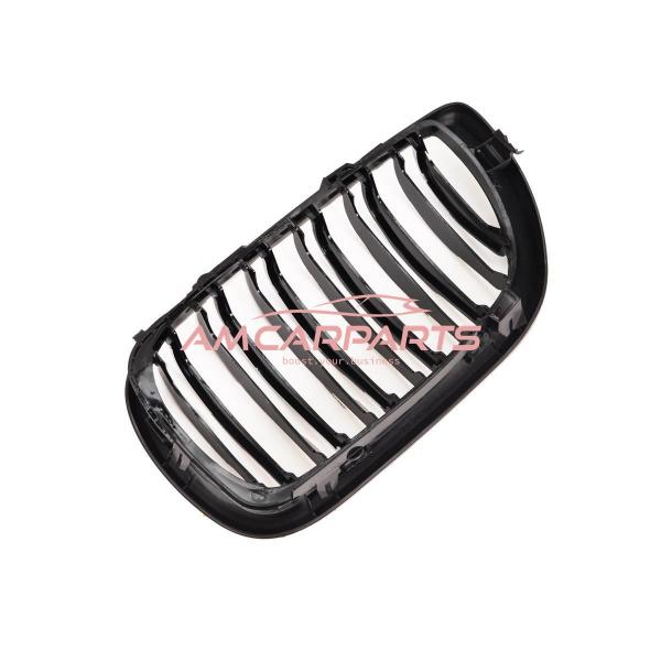 Upgrade Design Kühlergrill / Sportgrill passend für BMW 3er E46 Facelift 01-05 Hochglanz schwarz
