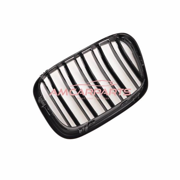 Upgrade Design Kühlergrill / Sportgrill passend für BMW 5er E39 95-03 Hochglanz schwarz