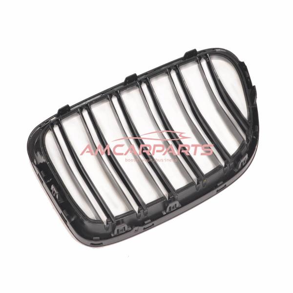 Upgrade Design Kühlergrill / Sportgrill passend für BMW X1 E84 09-15 Hochglanz schwarz
