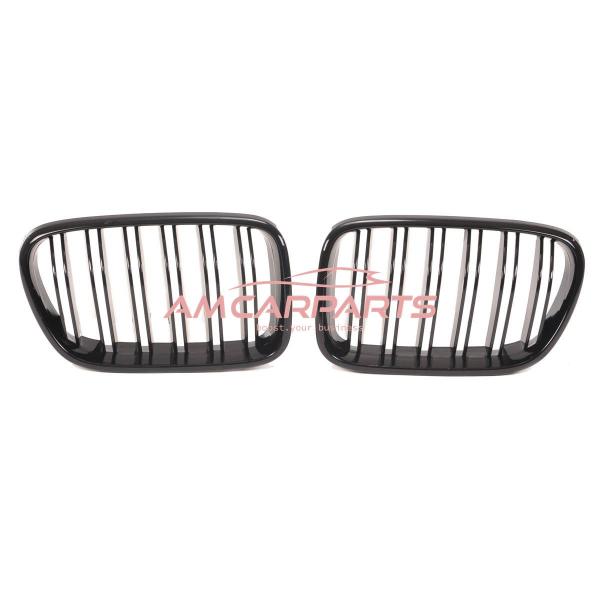 Upgrade Design Kühlergrill / Sportgrill passend für BMW X3 F25 Vor-Facelift 10-14 Hochglanz schwarz