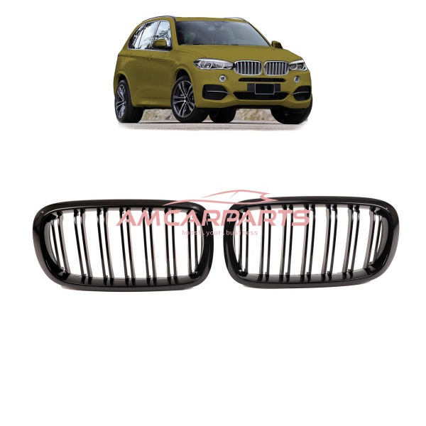 Upgrade Design Kühlergrill / Sportgrill passend für BMW X5 F15, F85 / X6 F16, F86 13-18 Hochglanz schwarz