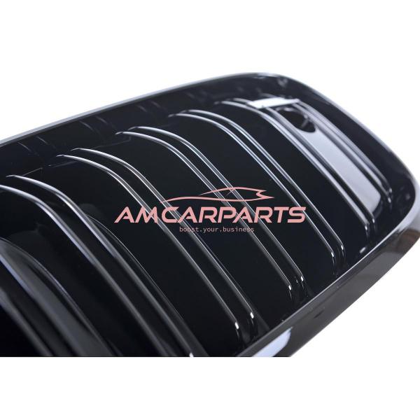 Upgrade Design Kühlergrill / Sportgrill passend für BMW X5 F15, F85 / X6 F16, F86 13-18 Hochglanz schwarz