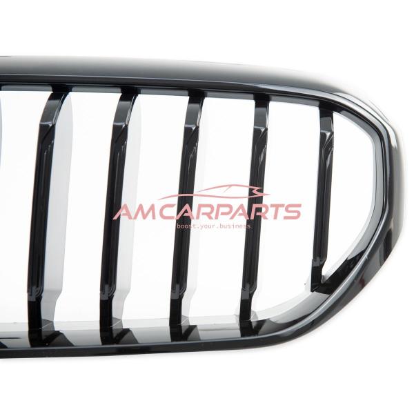 Upgrade Design Kühlergrill / Sportgrill passend für BMW 5er G30 / G31 Facelift 20-23 Hochglanz schwarz