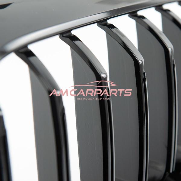 Upgrade Design Kühlergrill / Sportgrill passend für BMW 5er G30 / G31 Facelift 20-23 Hochglanz schwarz