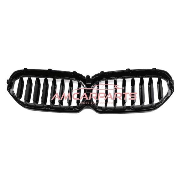 Upgrade Design Kühlergrill / Sportgrill passend für BMW 5er G30 / G31 Facelift 20-23 Hochglanz schwarz