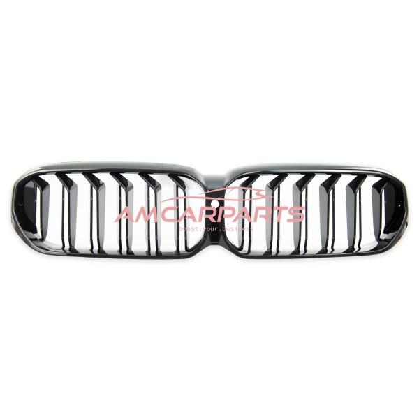 Upgrade Design Kühlergrill / Sportgrill passend für BMW 5er G30 / G31 Facelift 20-23 Hochglanz schwarz