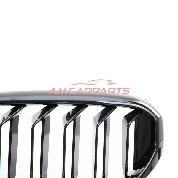 Upgrade Design Kühlergrill / Sportgrill passend für BMW 5er G30 / G31 Facelift 20-23 Hochglanz schwarz