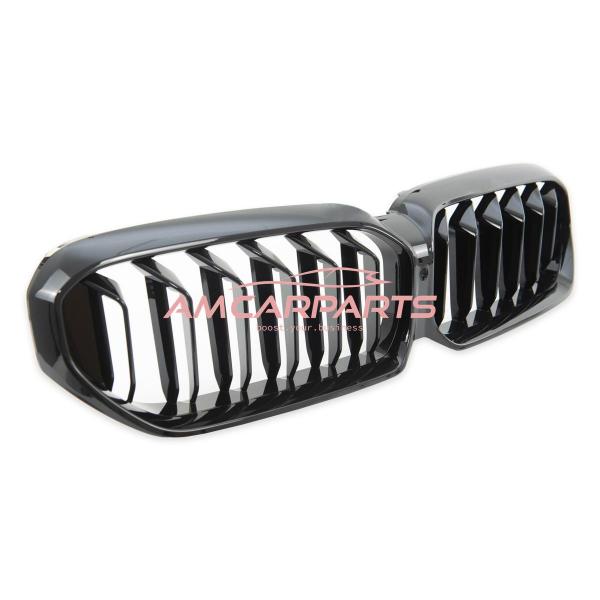 Upgrade Design Kühlergrill / Sportgrill passend für BMW 5er G30 / G31 Facelift 20-23 Hochglanz schwarz