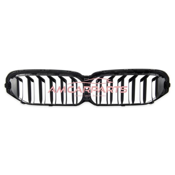 Upgrade Design Kühlergrill / Sportgrill passend für BMW 5er G30 / G31 Facelift 20-23 Hochglanz schwarz