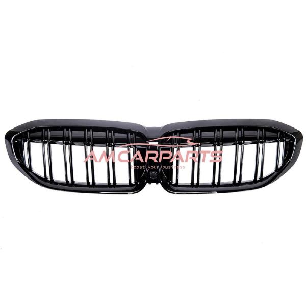 Upgrade Design Kühlergrill / Sportgrill passend für BMW 3er G20 / G21 19-22 Hochglanz schwarz