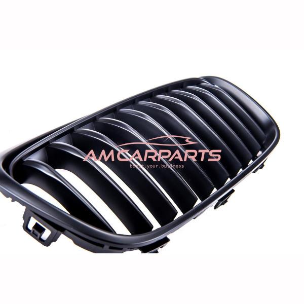 Upgrade Design Kühlergrill / Sportgrill passend für BMW 2er F45 Vor-Facelift 14-18 Matt schwarz