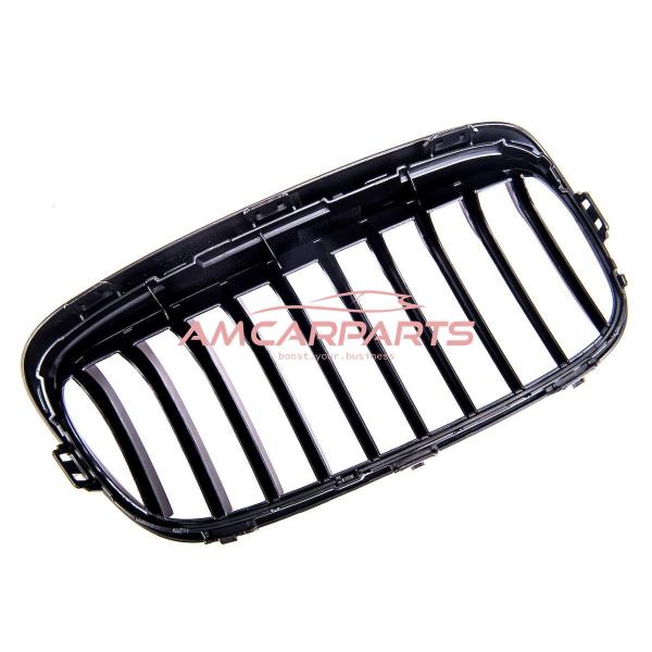 Upgrade Design Kühlergrill / Sportgrill passend für BMW 2er F45 Vor-Facelift 14-18 Matt schwarz