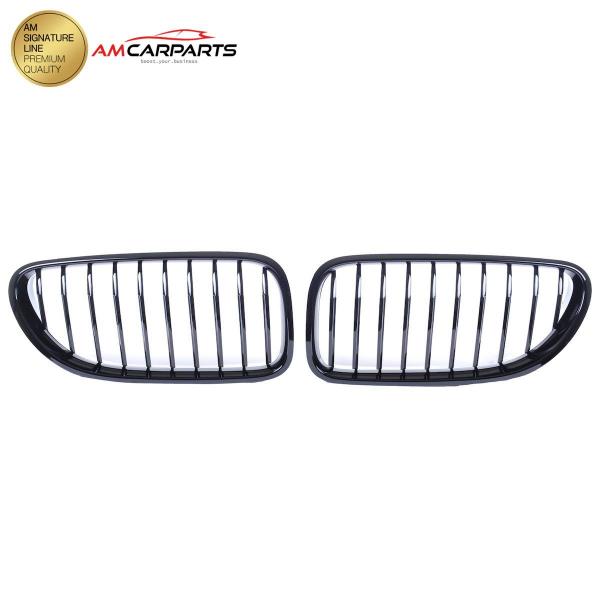 Upgrade Design Kühlergrill / Sportgrill passend für BMW 6er F12 / F13 / F06 11-18 Hochglanz schwarz